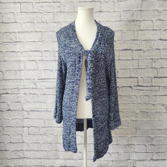 Pensato Sweaters - Pensato Women Open Front Cardigan Italian Size M Blue Casual Size M